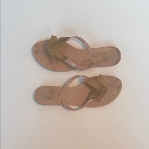 Melisa jelly Gold Leaf Sandals